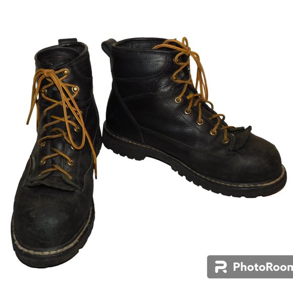 Georgia Boots Waterproof Lace Up Work Boots Size 10M 6\